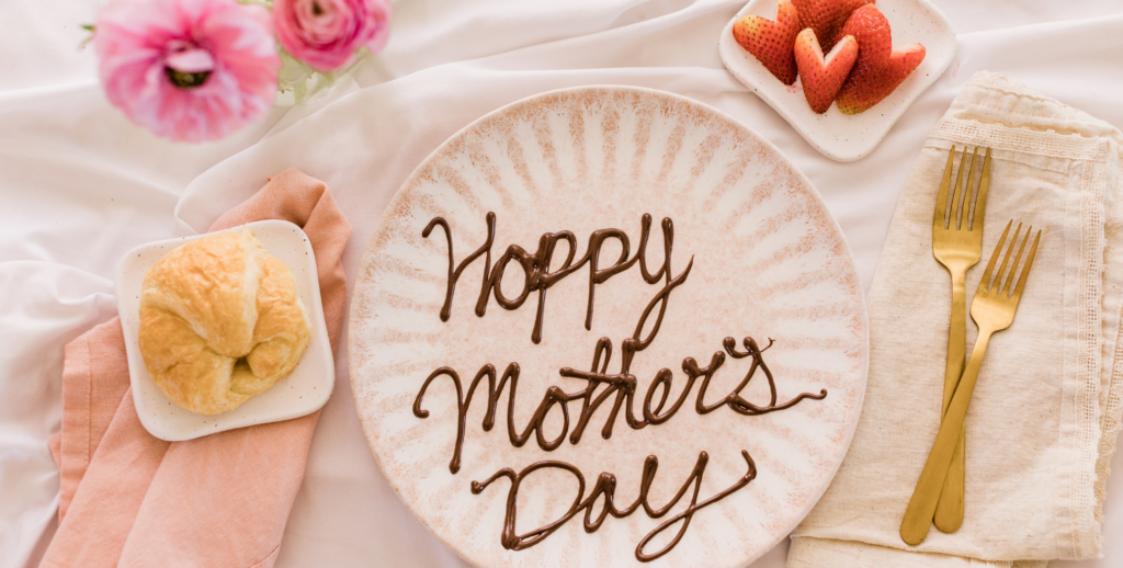 Teller mit Happy Mothers Day